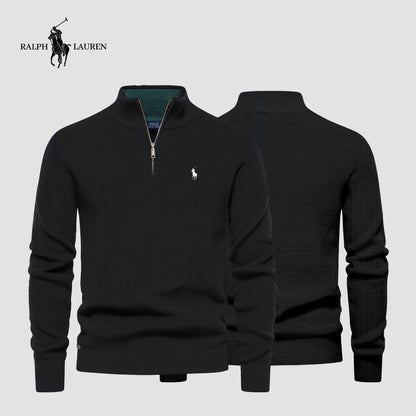 Men's R&L™ Zip Neck Sweater (Clearance)